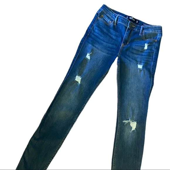 Hollister Mid-Rise Super Skinny Jeans - Picture 4 of 15